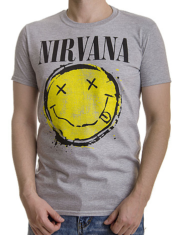 Nirvana tričko, Smiley Splat, pánske
