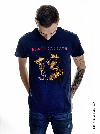 Black Sabbath tričko, 13 New Album Navy, pánske