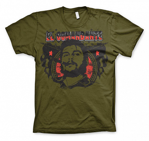 Che Guevara tričko, El Comandante Olive, pánske