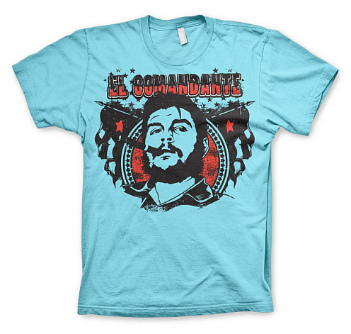 Che Guevara tričko, El Comandante Skyblue, pánske