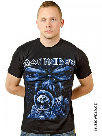 Iron Maiden tričko, Final Frontier Blue Album Spaceman, pánske