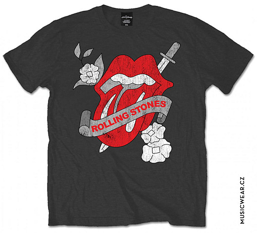 Rolling Stones tričko, Vintage Tattoo, pánske