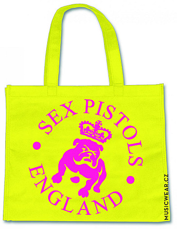 Sex Pistols ekologická nákupná taška, Bulldog Logo