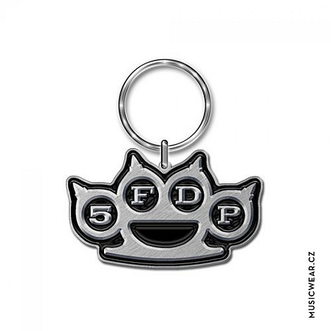 Five Finger Death Punch kľúčenka 45 x 25 mm, Knuckles, unisex
