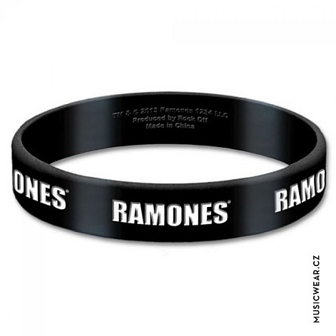 Ramones silikonový náramok, Logo