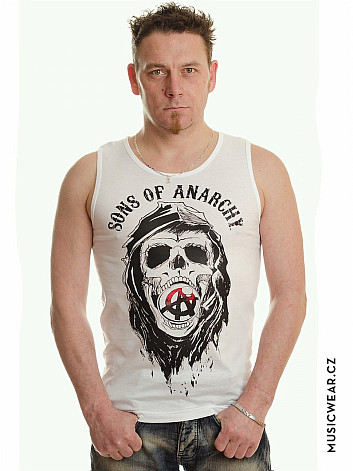 Sons of Anarchy tielko, Draft Skull White, pánske