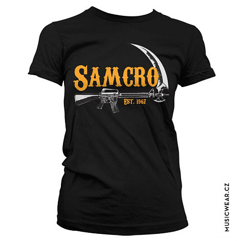 Sons of Anarchy tričko, SAMCRO Est. 1967, dámske