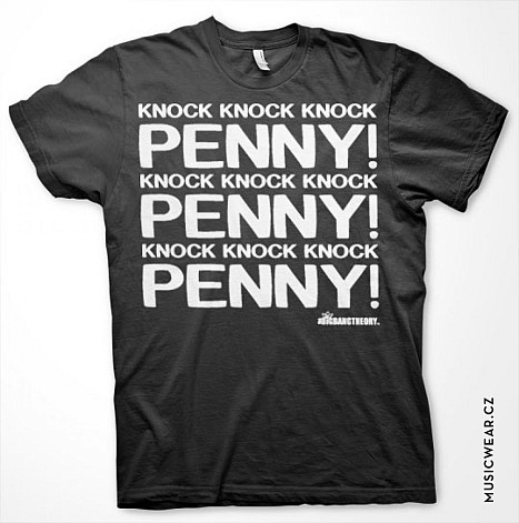 Big Bang Theory tričko, Penny Knock Knock Knock, pánske