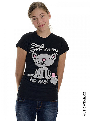 Big Bang Theory tričko, Sing Soft Kitty To Me Girly, dámske