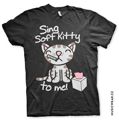 Big Bang Theory tričko, Sing Soft Kitty To Me, pánske