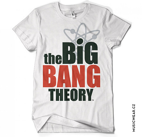 The Big Bang Theory tričko, Logo White, pánske