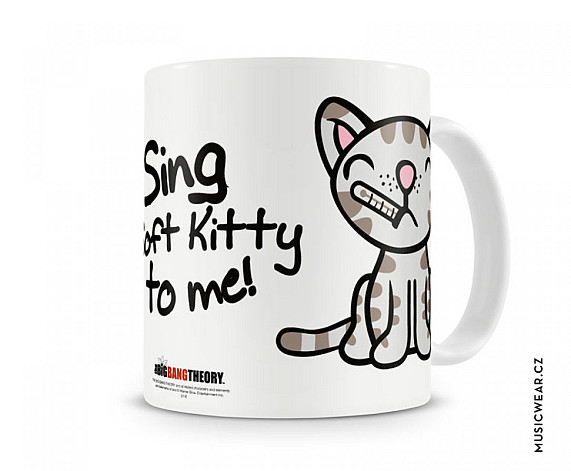 Big Bang Theory keramický hrnček 250ml, Sing Soft Kitty To Me Coffee