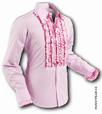 Pete Chenaski košeľa, Rose Pink with Dark Pink Trim, pánska