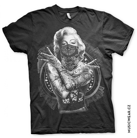 Marilyn Monroe tričko, Outlaw Black, pánske