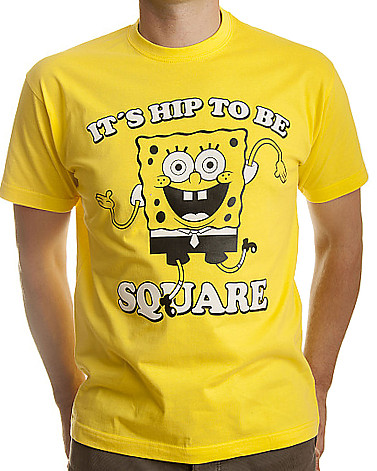 SpongeBob Squarepants tričko, It´s Hip To Be Square, pánske