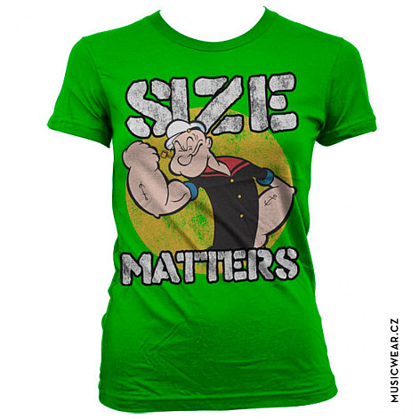 Pepek námořník tričko, Size Matters Girly, dámske