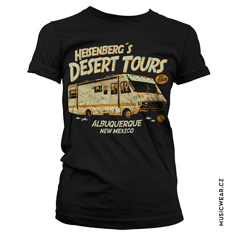 Breaking Bad tričko, Heisenbergs Desert Tours Girly, dámske