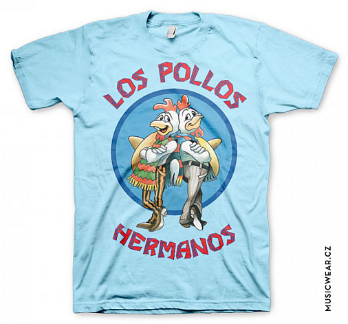 Breaking Bad tričko, Los Pollos Hermanos Skyblue, pánske