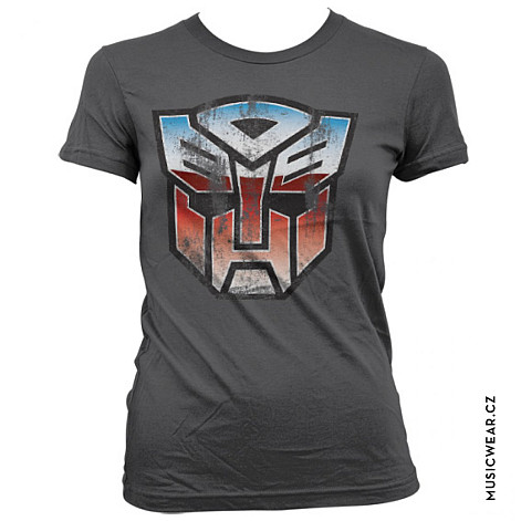Transformers tričko, Distressed Autobot Shield Girly, dámske