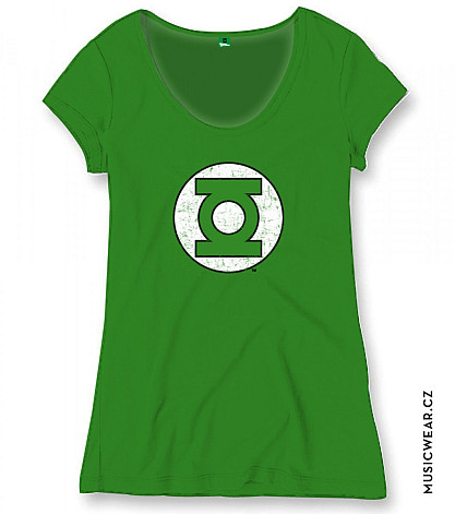 Green Lantern tričko, Green Logo, dámske