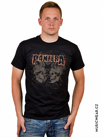 Pantera tričko, Watermarked Skulls, pánske