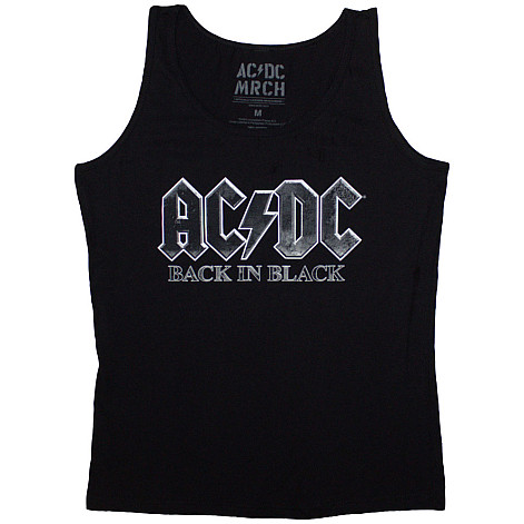AC/DC tielko, Back In Black Black, dámske