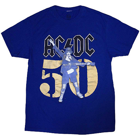 AC/DC tričko, Gold Fifty Blue, pánske