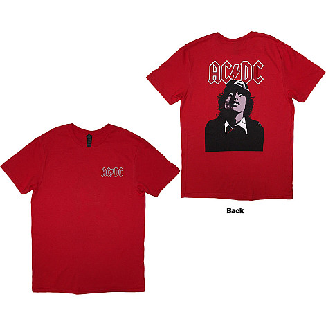 AC/DC tričko, Mini Logo / Lock Up Your Daughters BP Red, pánske