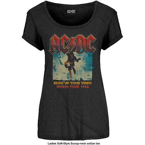 AC/DC tričko, Blow Up Your Video Black, dámske
