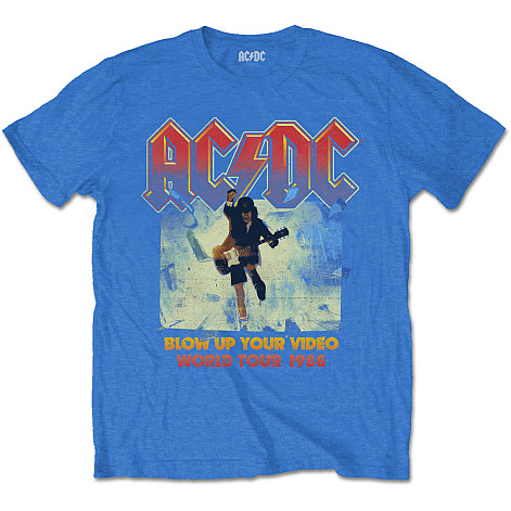 AC/DC tričko, Blow Up Your Video Mid Blue, pánske