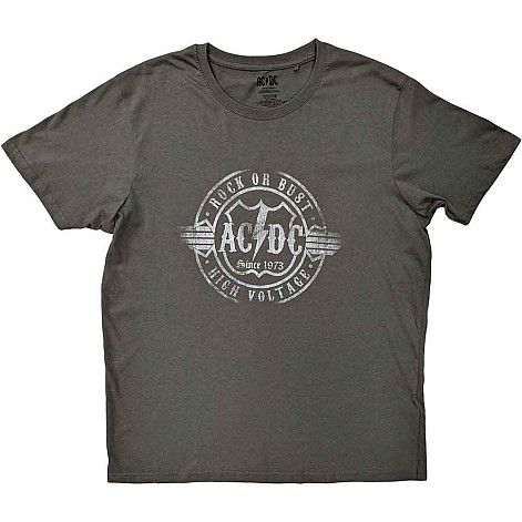 AC/DC tričko, Rock or Bust Charcoal Grey, pánske