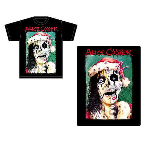 Alice Cooper tričko, Xmas Card BP Black, pánske