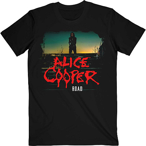 Alice Cooper tričko, Back Road Black, pánske