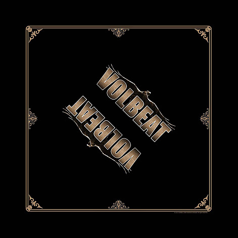 Volbeat šatka, Raven Logo 55 x 55cm