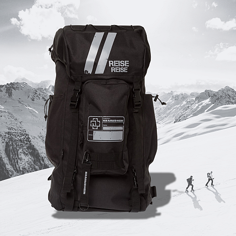 Rammstein 40 l batoh 60cm x 30cm x 20cm, Flugrekorder Black, unisex