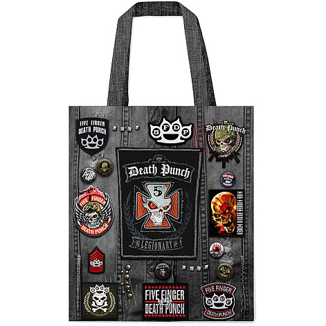 Five Finger Death Punch nákupná taška Eco PES 40x40 cm/260g, Legionary Multicolor