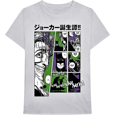 Batman tričko, Joker Sweats Manga White, pánske