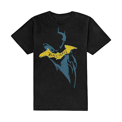 Batman tričko, The Batman Yellow Sketch Black, pánske