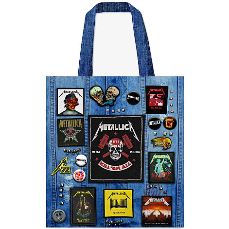 Metallica nákupná taška Eco PES 40x40 cm/260g, Kill 'Em All Multicolor