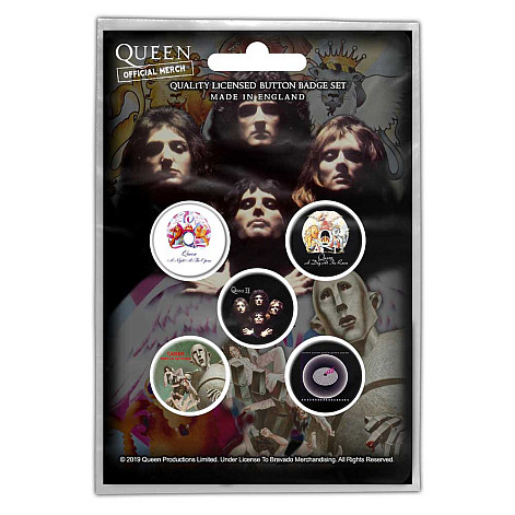 Queen sada 5-ti placok, Early Albums