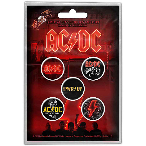 AC/DC sada 5-ti placok průměr 25 mm, PWR-UP