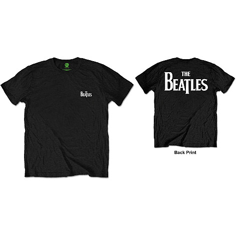The Beatles tričko, Drop T Logo BP Black, pánske