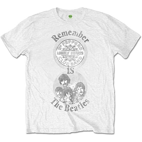 The Beatles tričko, Remember White, pánske