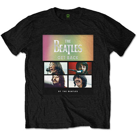 The Beatles tričko, Album Faces Gradient Black, pánske
