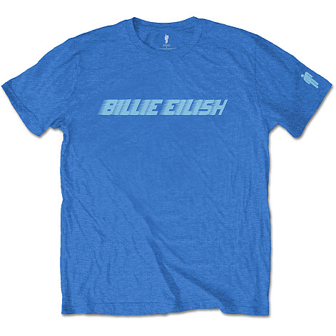 Billie Eilish tričko, Blue Racer Logo, pánske
