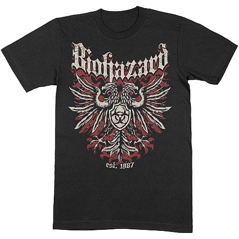 Biohazard tričko, Crest Black, pánske