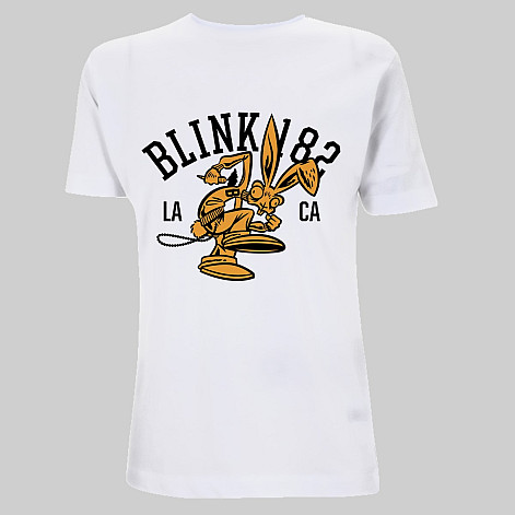 Blink 182 tričko, College Mascot White, pánske