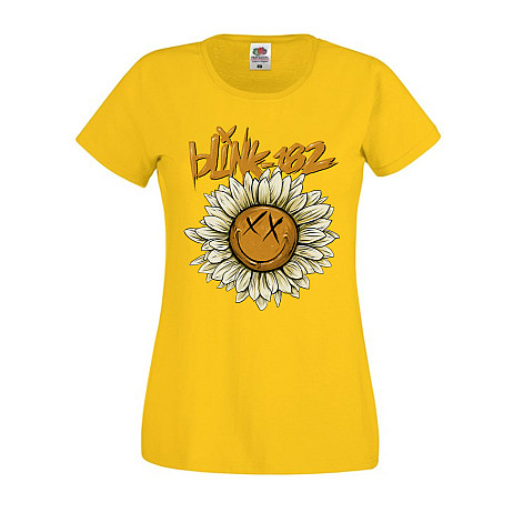 Blink 182 tričko, Sunflower Girly Yellow, dámske