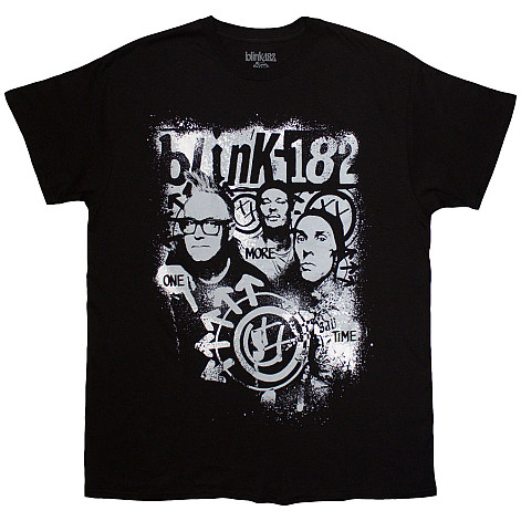 Blink 182 tričko, One More Time Spray Paint Black, pánske