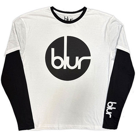 Blur tričko dlhý rukáv, Circle Logo Black & White, pánske